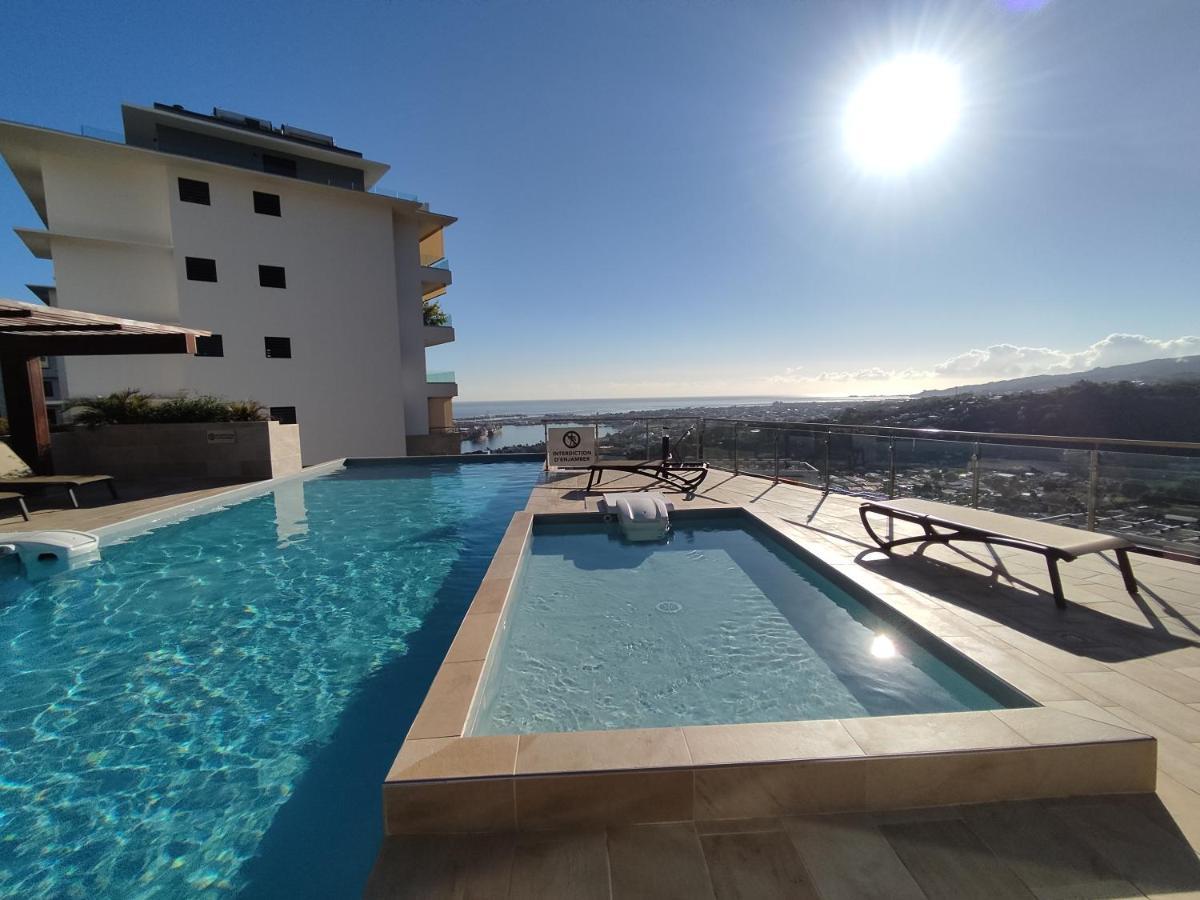 Charmant F2 A Skynui, Piscine De 25M Et Vue Mer Apartment Papeete  Exterior photo